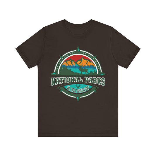 In The Discovery We Find OurSelves National Park Hiking Camping Forest Mountain shirt - NPT058ALL