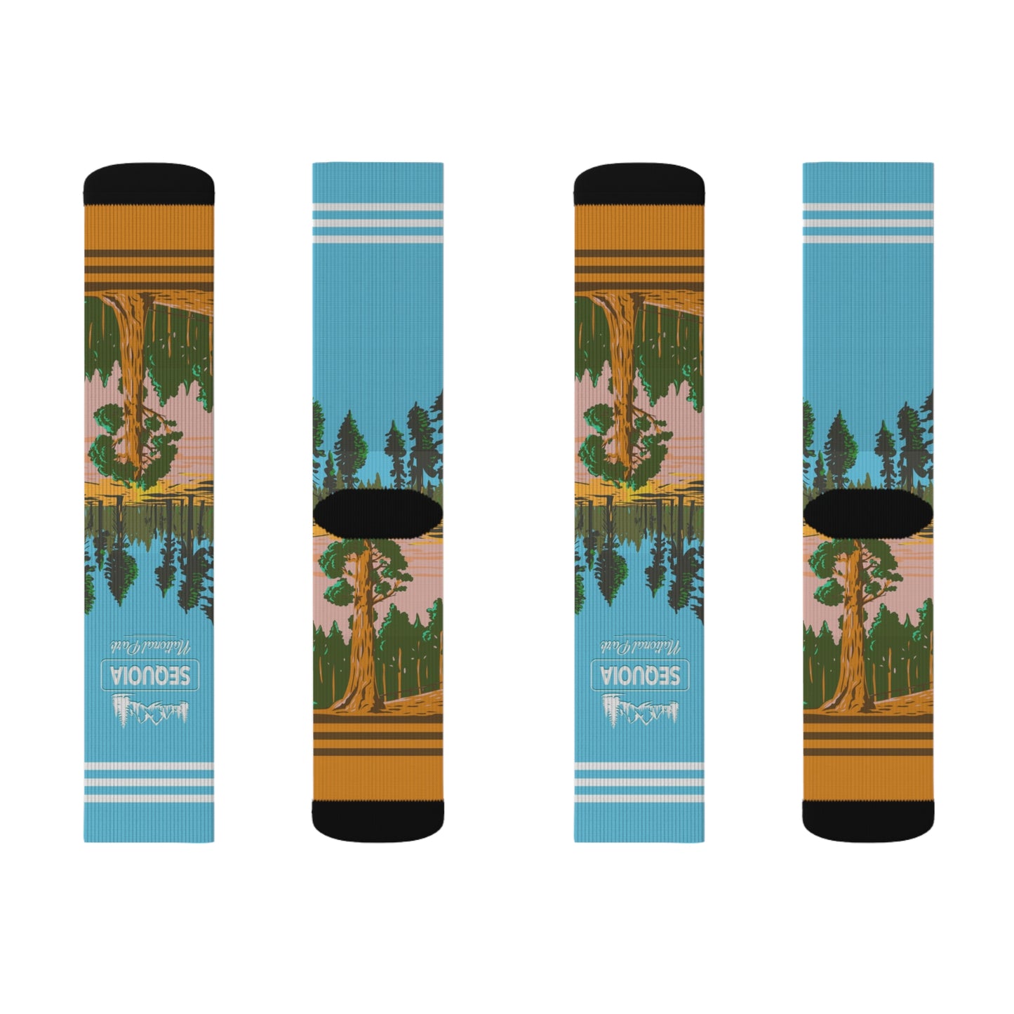 Sequoia Mountains National Park Socks, Inspirational Outdoor Enthusiast Gift, Gifts from Friends to Nature Lovers - SOCKNP029