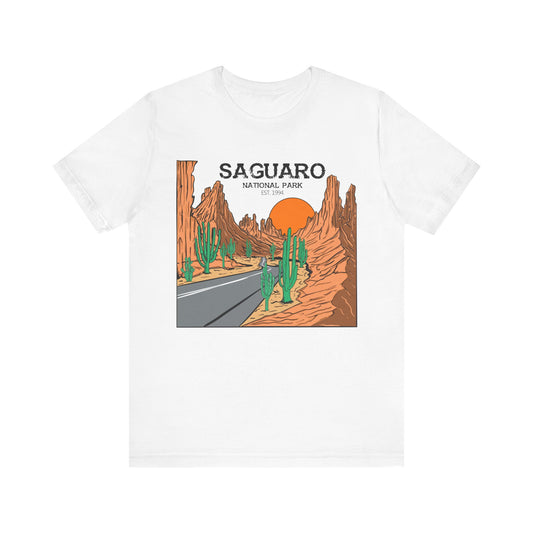 Saguaro Desert Shirt, Arizona Saguaro National Park Cactus Mountain Saguaro Cactus Shirt - NPT159ALL