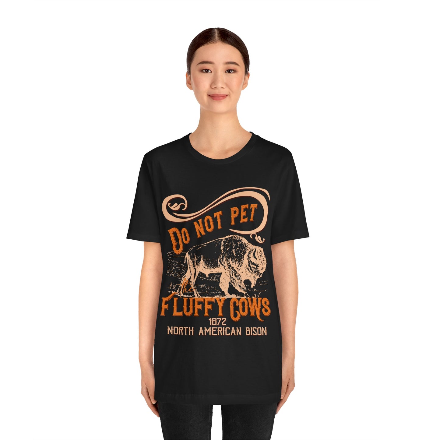 Don't Pet The Fluffy Cows Shirt, US National Park NPS Camping North American Bison Shirt - NPT054ALL