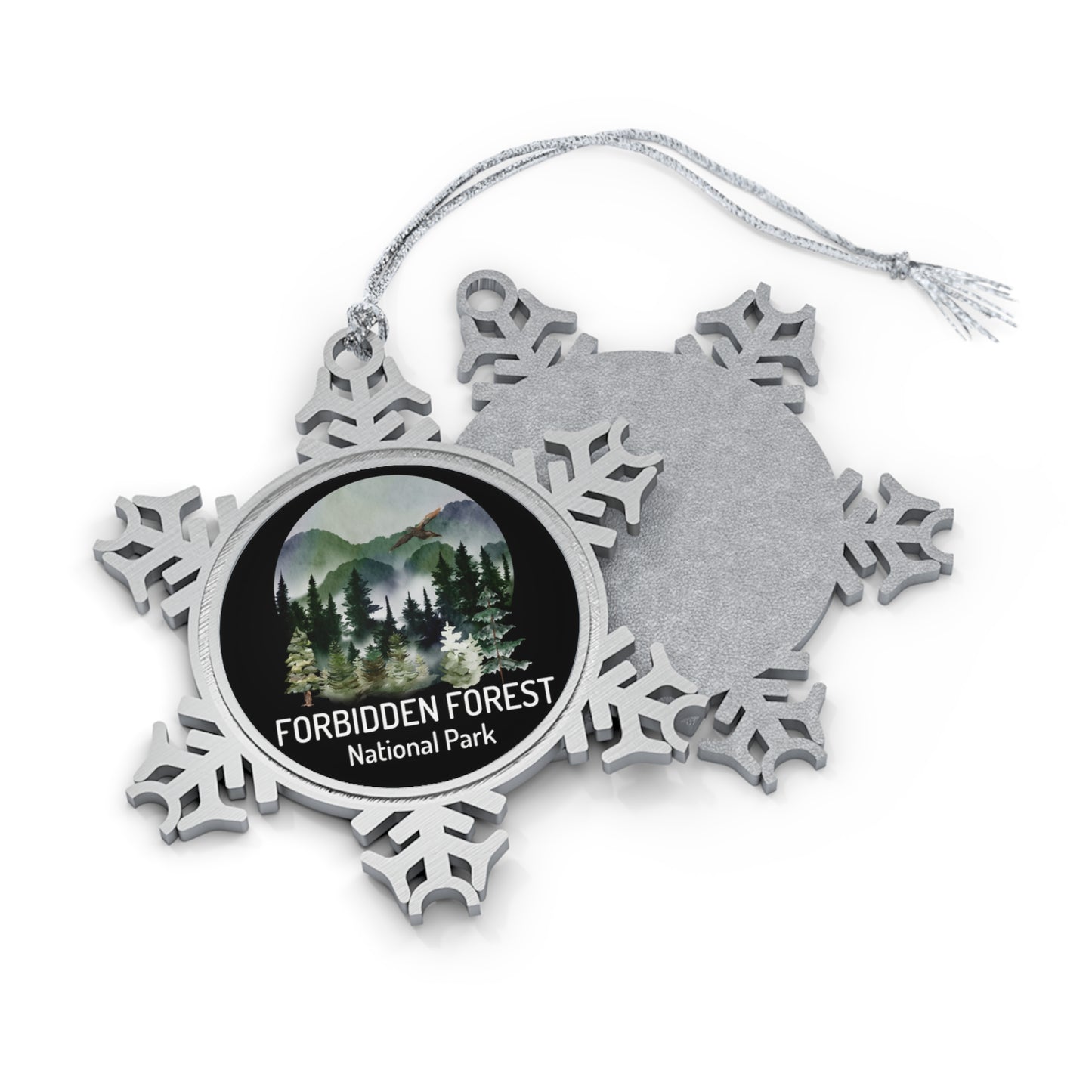 Forbidden Forest Snowflake Ornament, Customizable Inspirational Holiday Gifts from Friends or Family NP0163ALL