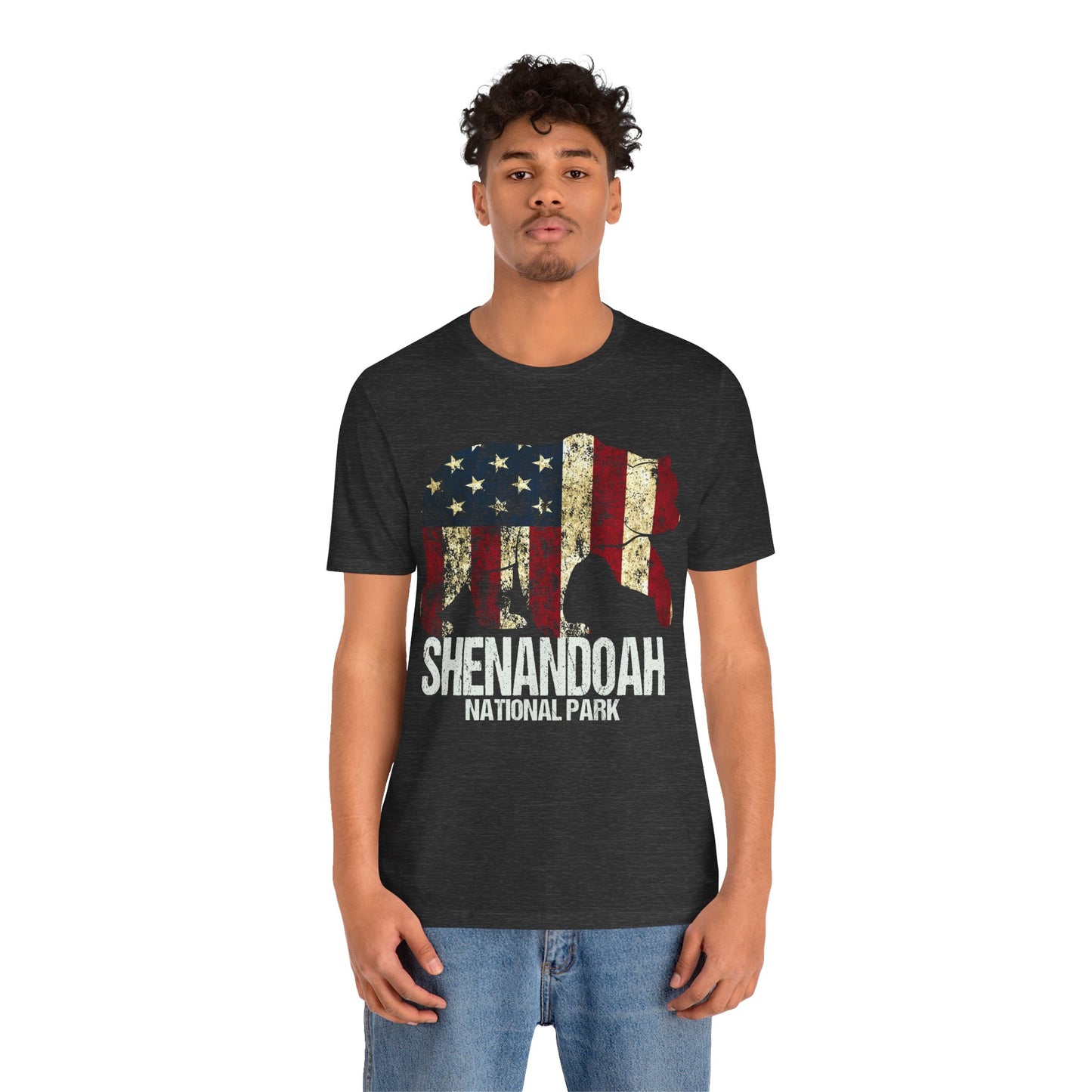 Shenandoah Shirt, Shenandoah National Park Camping 4th of July Independence Day Patriotic Hiking Shirt - NP0375ALL