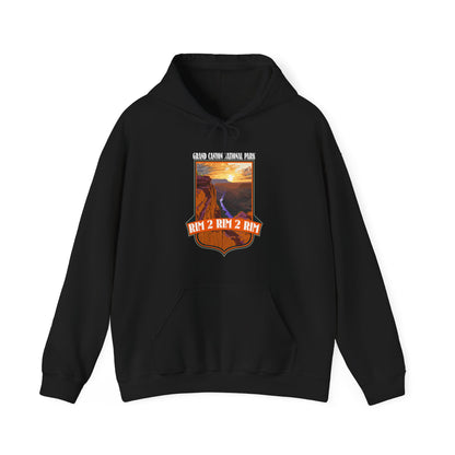 Rim To Rim To Rim Grand Canyon R2R2R Hiker Medal National Park Hiking Hoodie - NPT126ALL