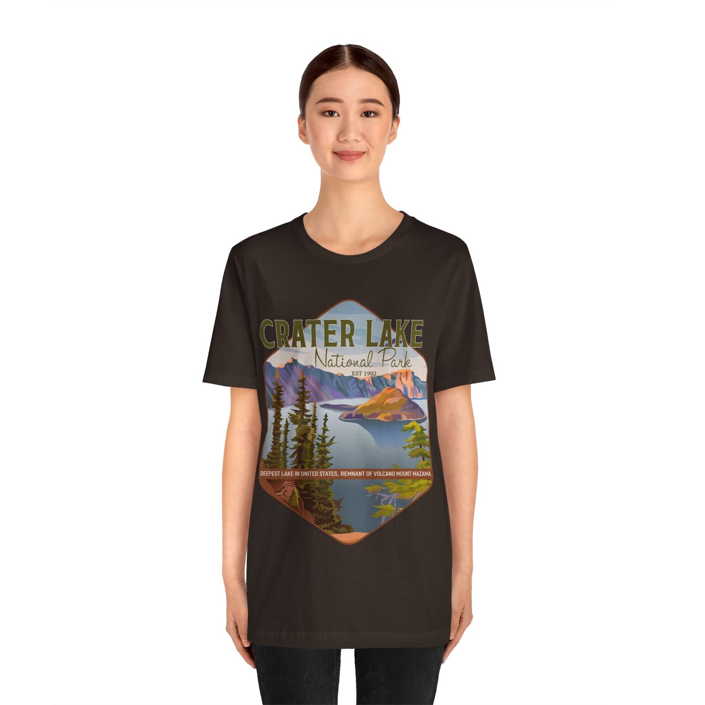 Crater Lake WeHikers Shirt, Crater Lake National Park NPS Camping Shirt - NPT007ALL