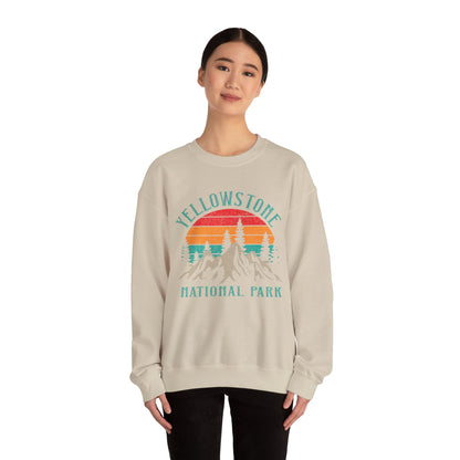 Vintage Yellowstone Us National Park Mountain Sweatshirt - NPT103ALL