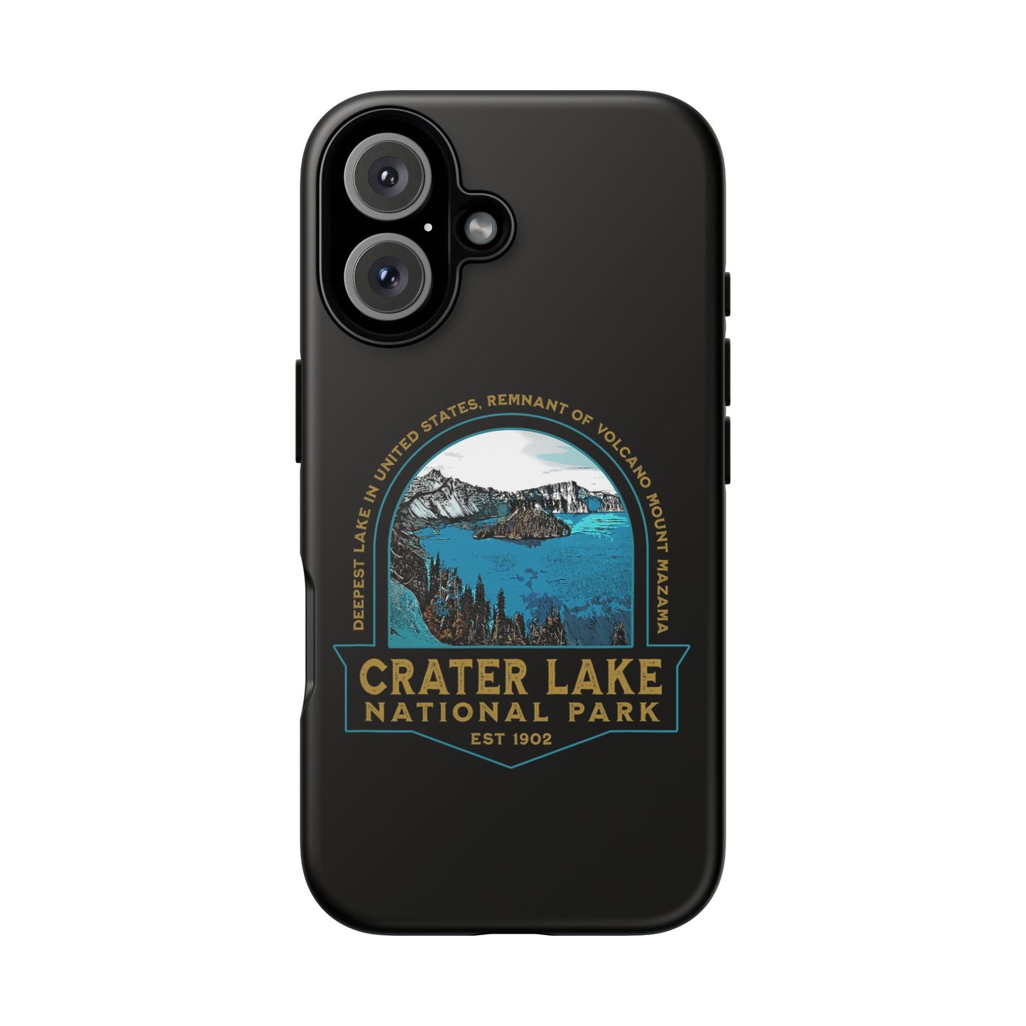 Crater Lake National Park Oregon Mount Tough Cases, Inspirational Gifts for Nature Lovers, iPhone 16 Pro Gifts from Friends