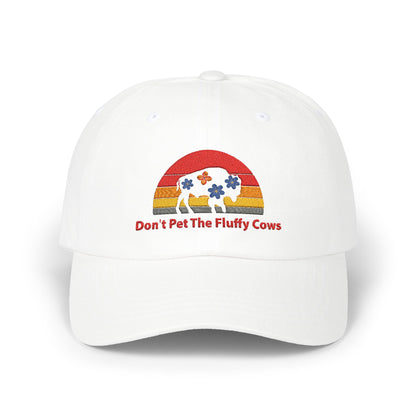 Don't Pet The Fluffy Cows, Yellowstone National Park Embroidered Cap, Hat for Friends & Family