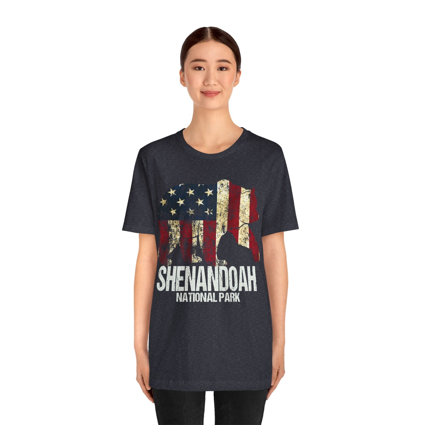 Shenandoah Shirt, Shenandoah National Park Camping 4th of July Independence Day Patriotic Hiking Shirt - NP0375ALL