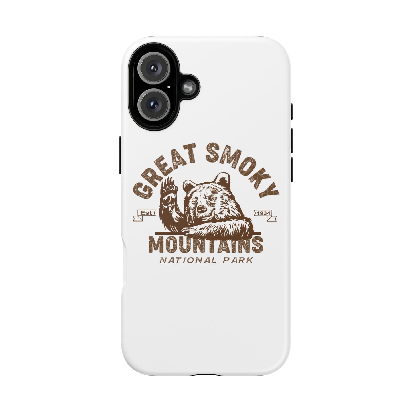 Great Smoky Mountains Hiking Tough Cases - iPhone 16 Pro, 16 Pro max Cases - Gifts for Friends, Family, and Nature Lovers