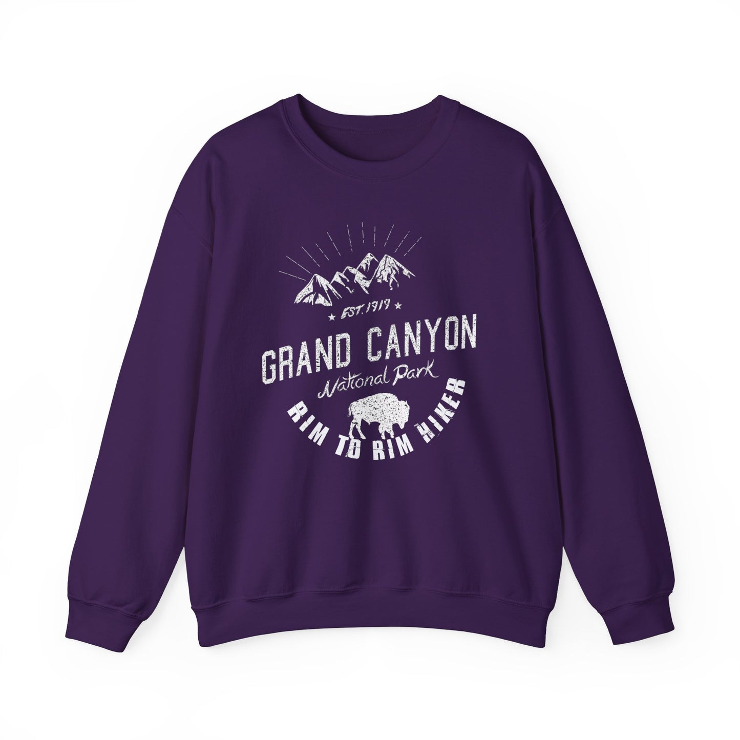 Rim To Rim Hiker Grand Canyon National Park Hiking Sweatshirt - NP036ALL