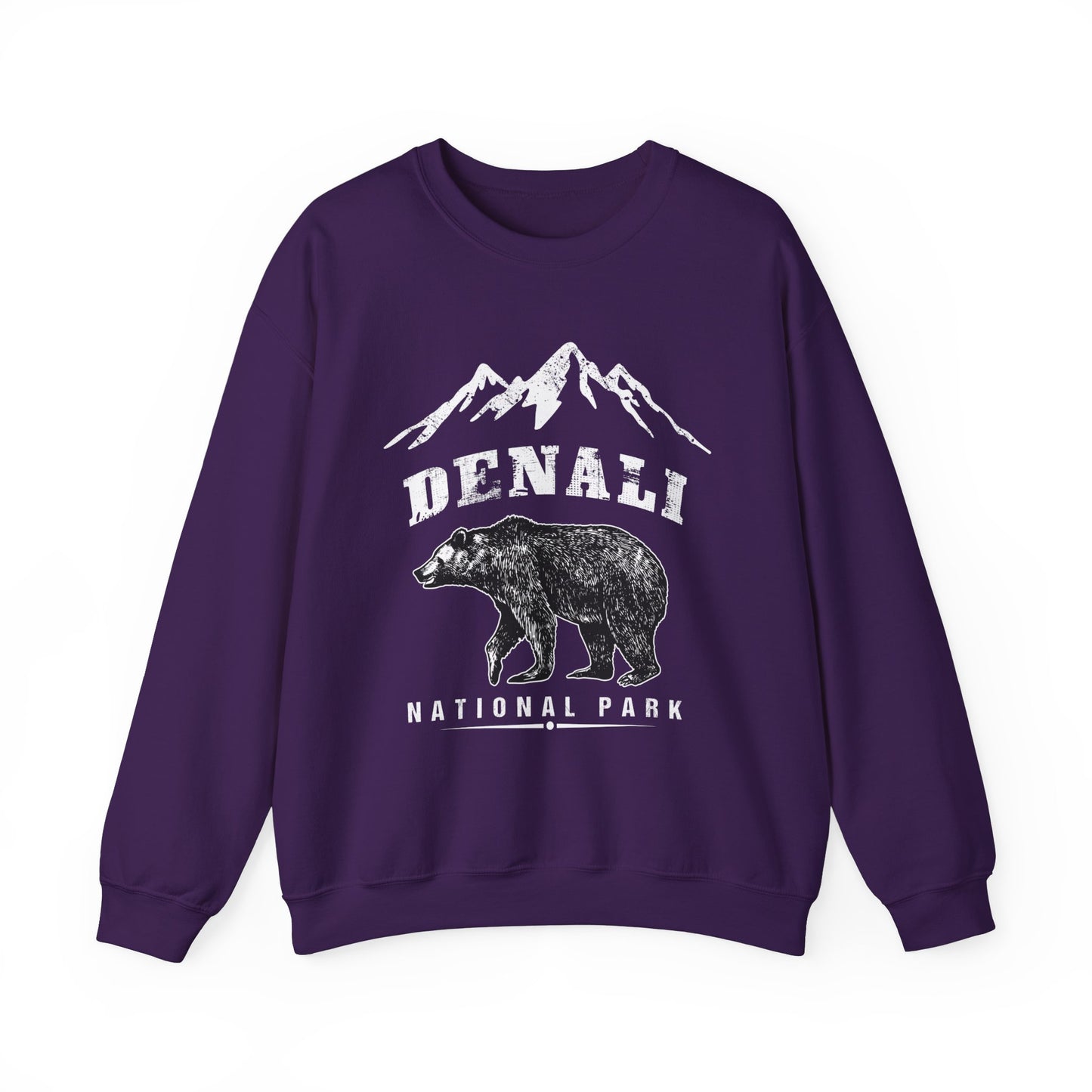 Denali National Park Camping Bear Hiking Travel Sweatshirt - NPT011ALL