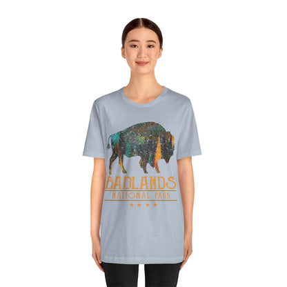 Badlands Shirt, Badland National Park Buffalo Bison South Dakota shirt - NPT082ALL