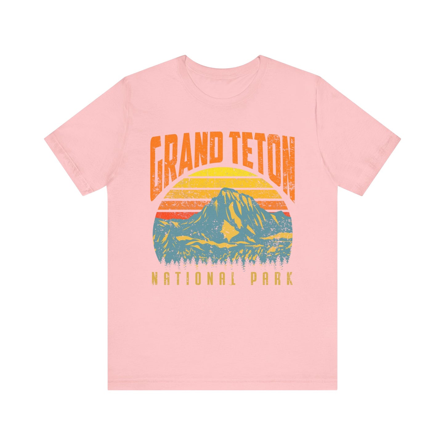 Vintage Travel Grand Teton National Park Mountain Camping Hiking Mountain Shirt - NPT224ALL