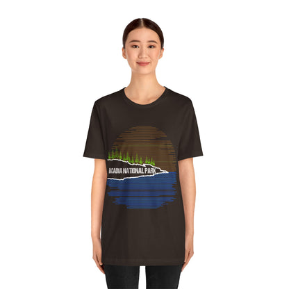 Acadia Crewneck Shirt, Acadia National Park Mount Desert Island Maine Cadillac Mountain shirt, Acadia Camping shirt - NP001ALL