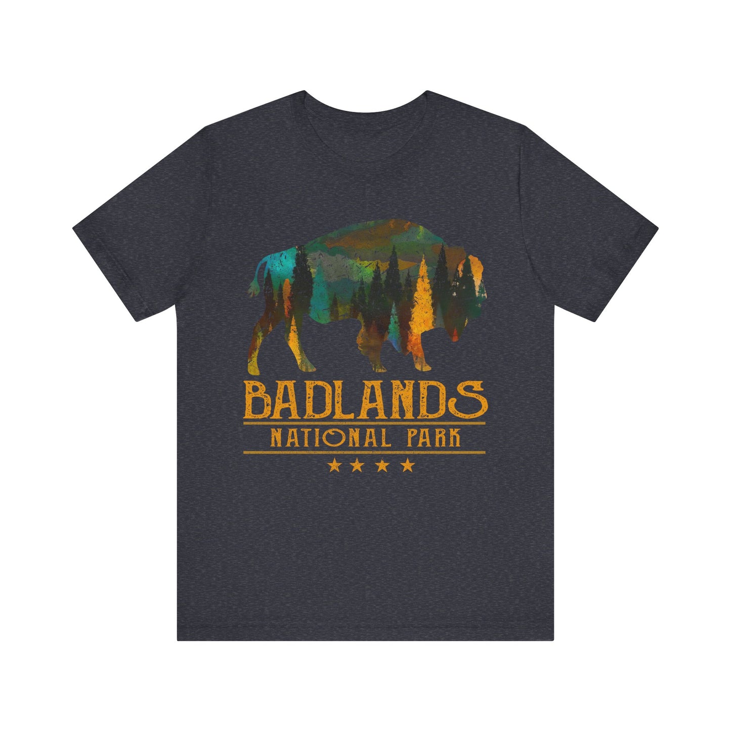 Badlands Shirt, Badland National Park Buffalo Bison South Dakota shirt - NPT082ALL