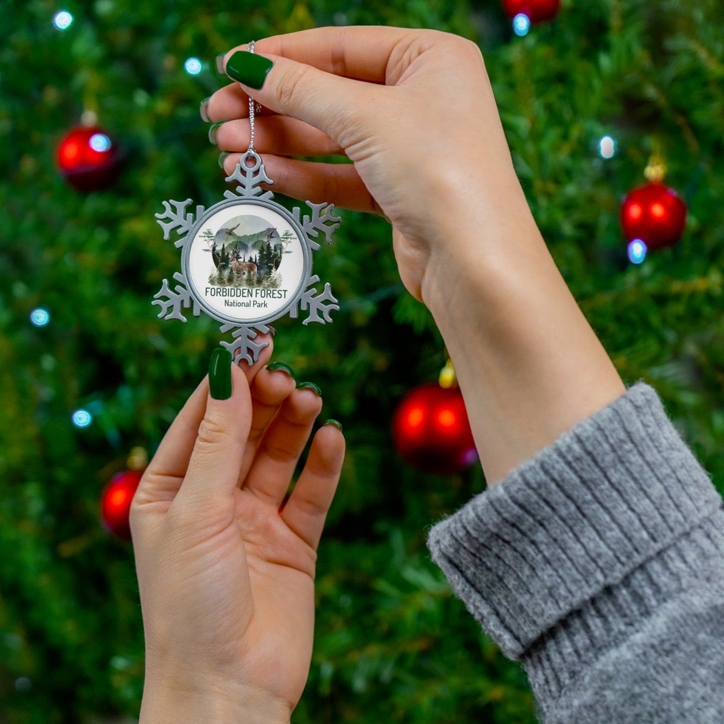 Forbidden Forest National Park Ornament, Christmas Gifts for Friends & Family, Gifts from Men & Women