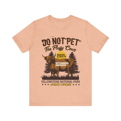 Don't Pet The Fluffy Cows Shirt, Vintage Yellowstone National Park Idaho Wyoming Monata Buffalo Shirt - NPT108ALL