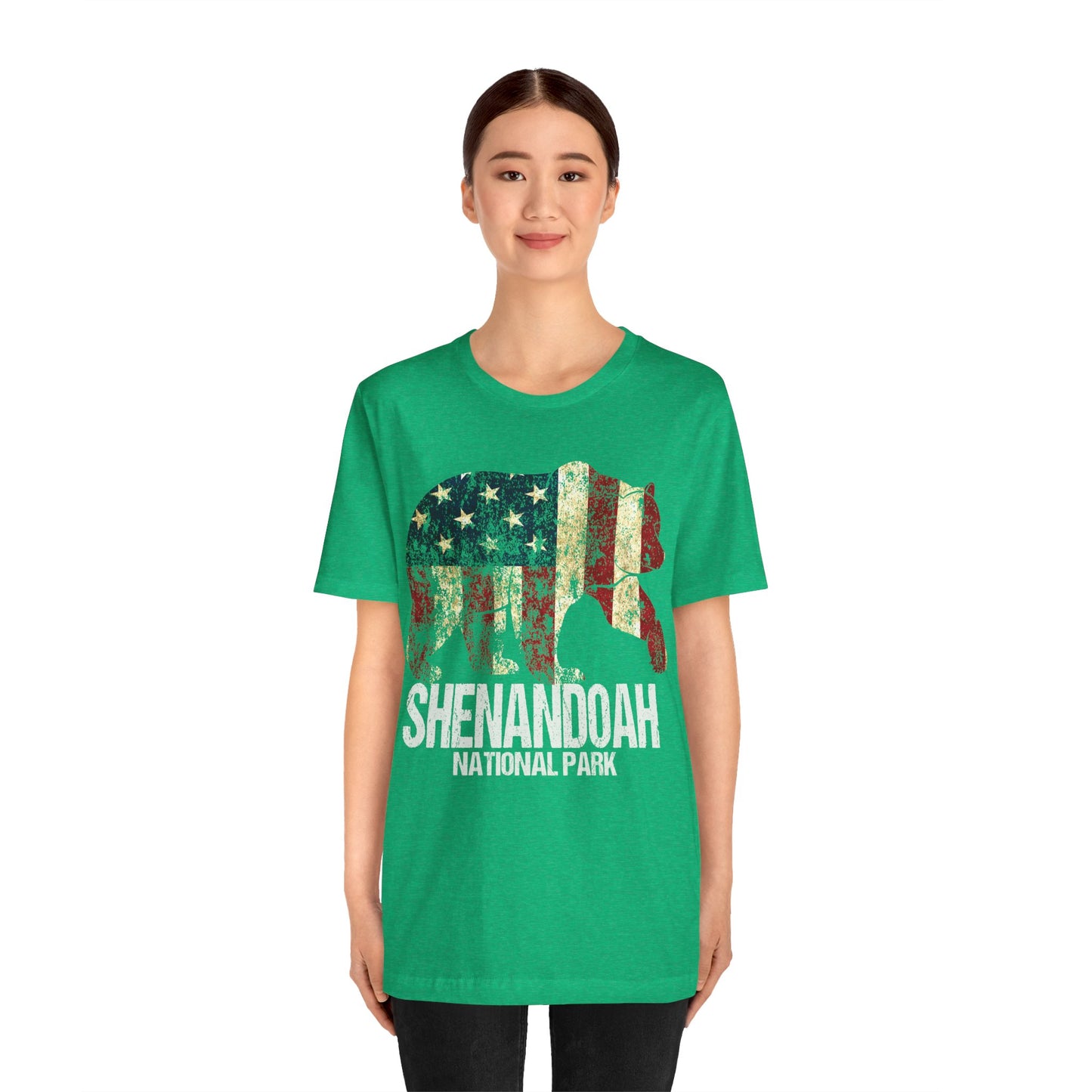 Shenandoah Shirt, Shenandoah National Park Camping 4th of July Independence Day Patriotic Hiking Shirt - NP0375ALL