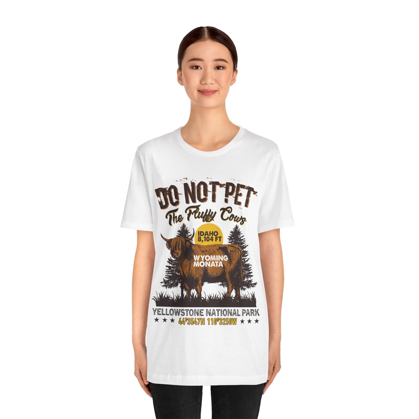 Don't Pet The Fluffy Cows Shirt, Vintage Yellowstone National Park Idaho Wyoming Monata Buffalo Shirt - NPT108ALL