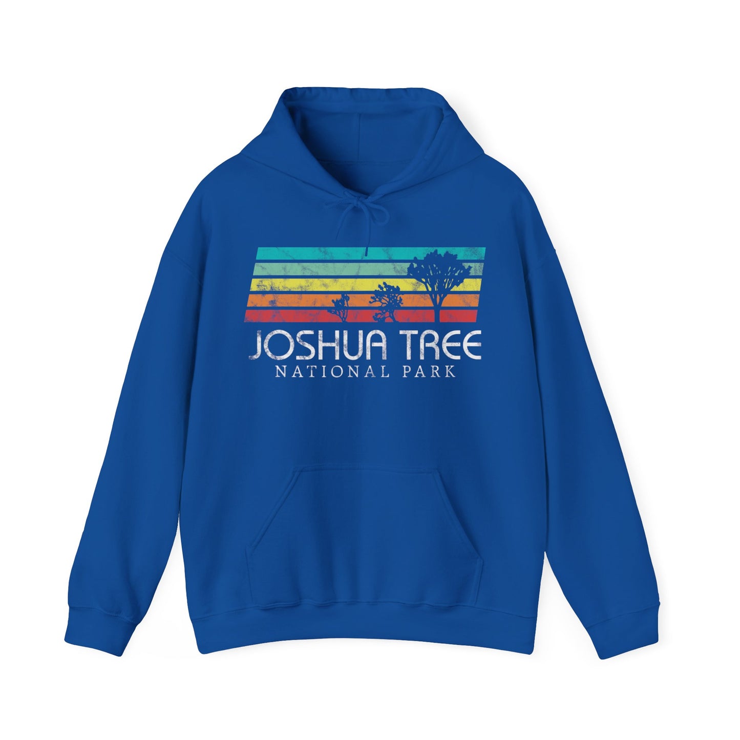 Joshua Tree California Vintage Retro Camping National Park Hoodie - NP042ALL