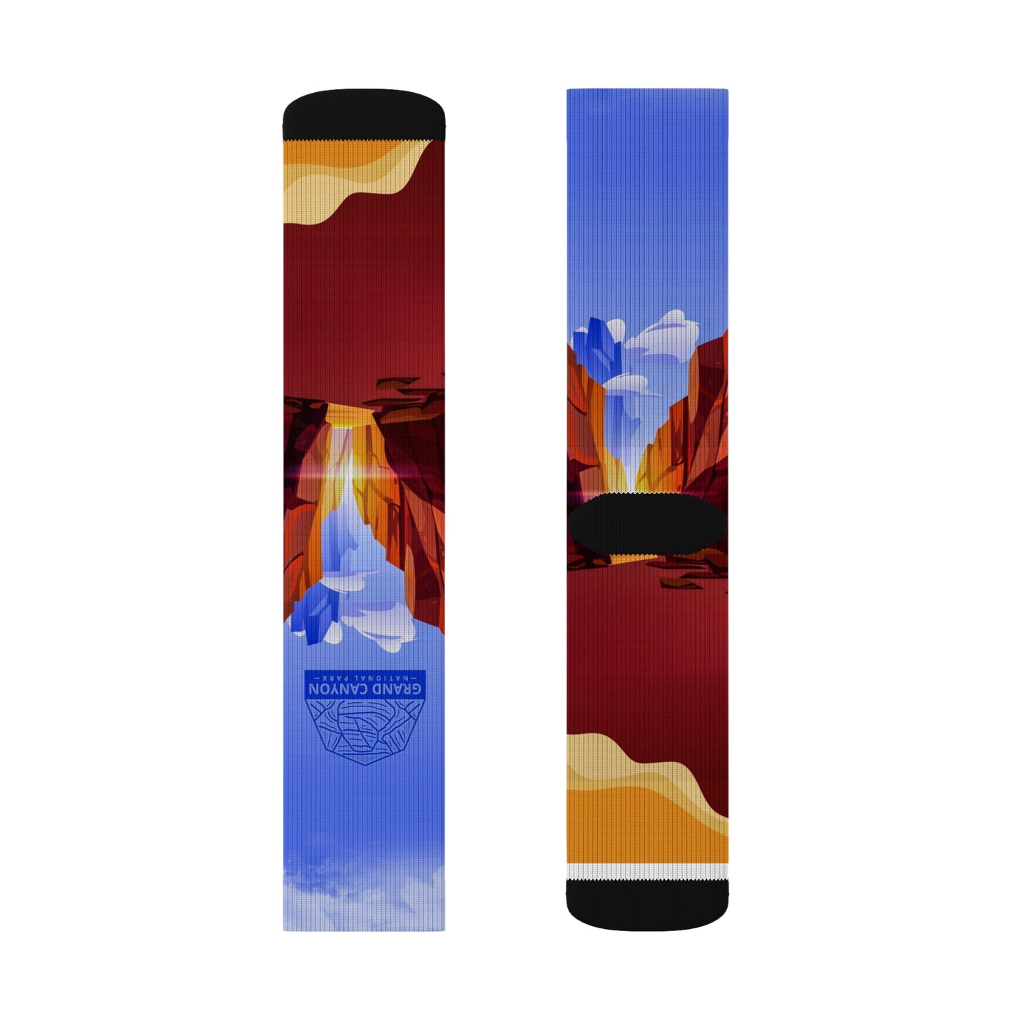 Grand Canyon Sublimation Socks Gifts from Friends and Family, Perfect for Birthdays and Holidays SOCKNP006