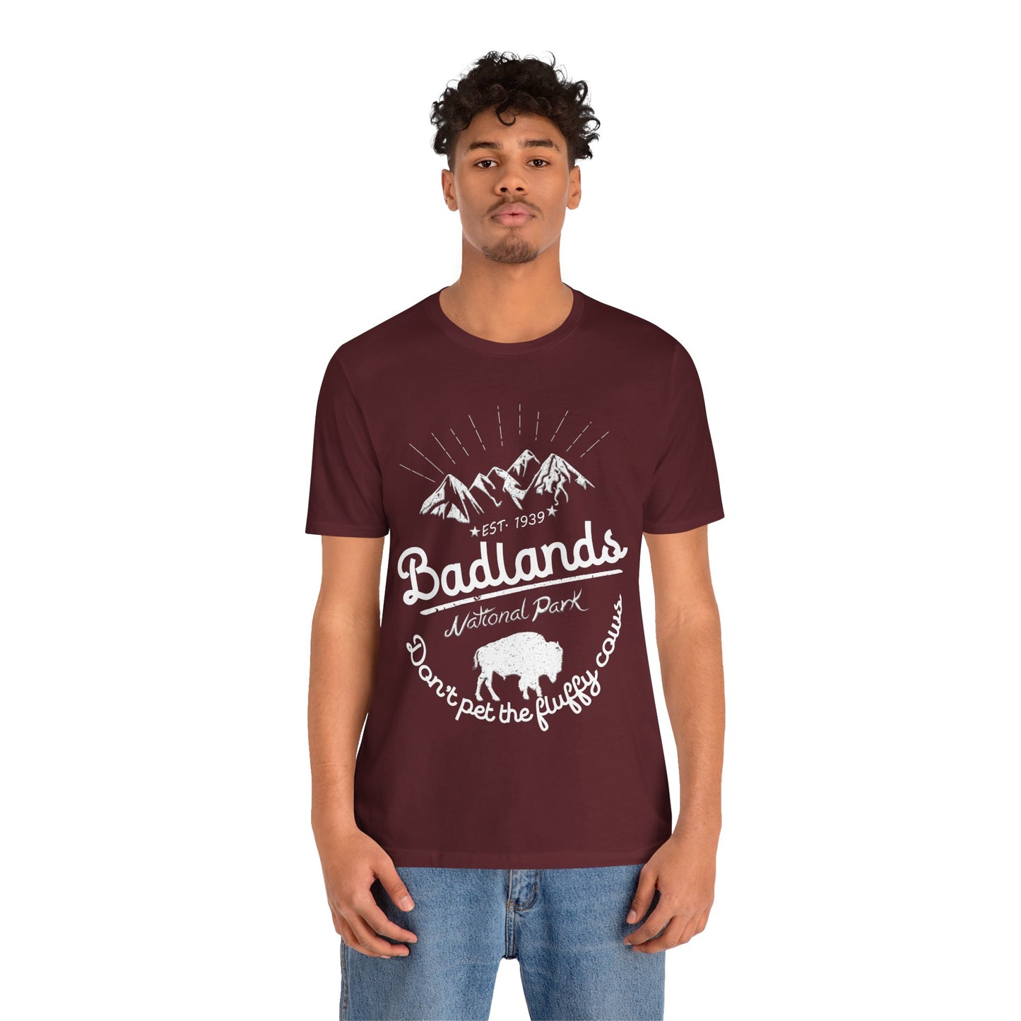 Badlands Shirt,  Badlands National Park NPS Don't pet the fluffy cows Camping Shirt - NP0417ALL