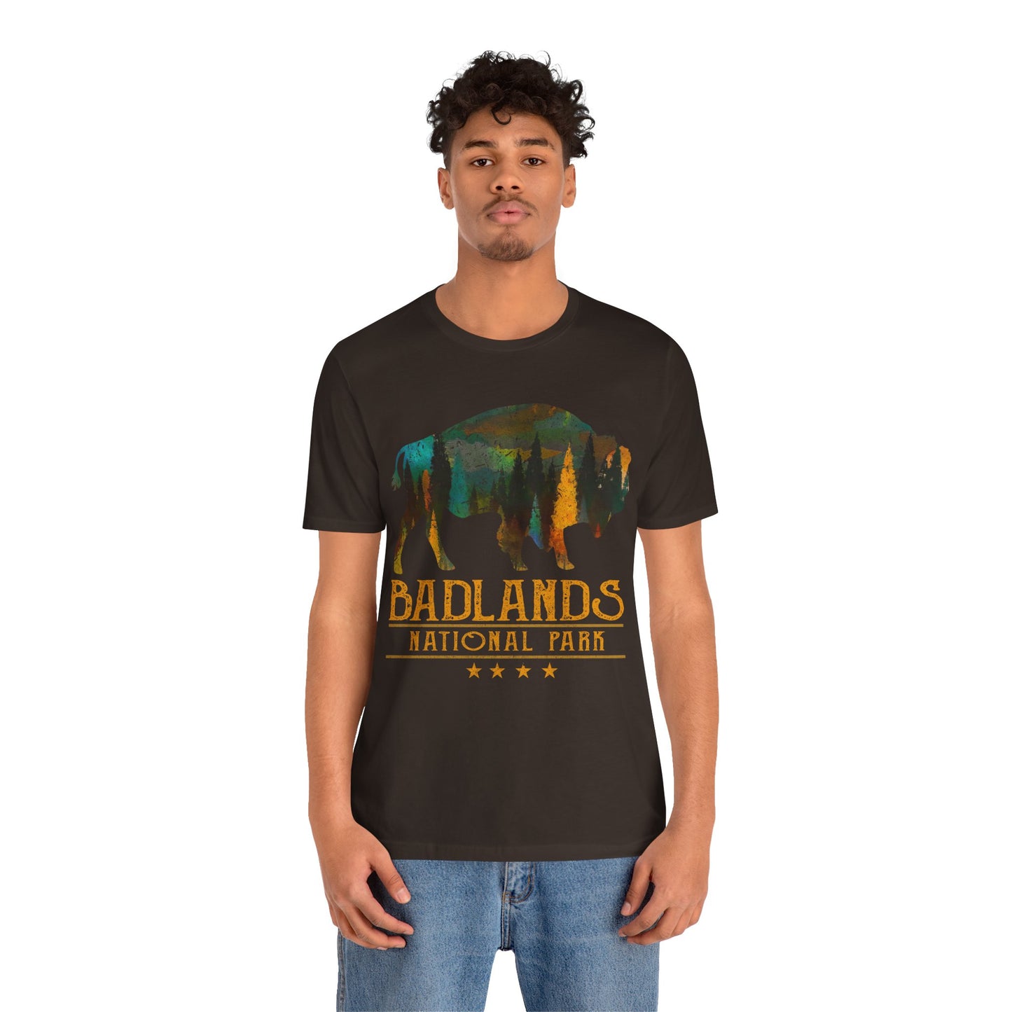 Badlands Shirt, Badland National Park Buffalo Bison South Dakota shirt - NPT082ALL