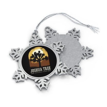 Joshua Tree National Park Pewter Snowflake Ornament, Gifts from Friends, Family, or Coworkers, Unique Holiday Decor NP052ALL