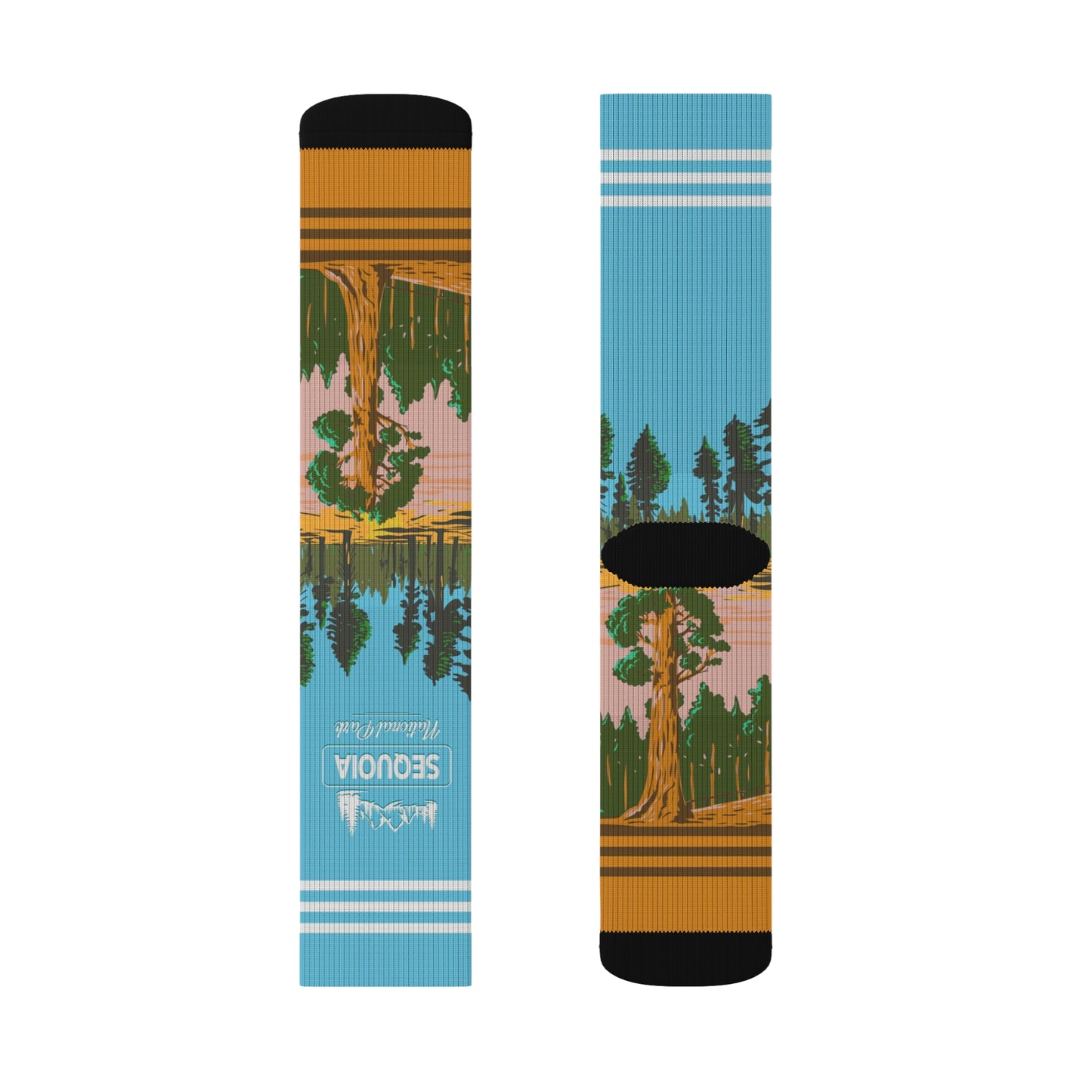 Sequoia Mountains National Park Socks, Inspirational Outdoor Enthusiast Gift, Gifts from Friends to Nature Lovers - SOCKNP029