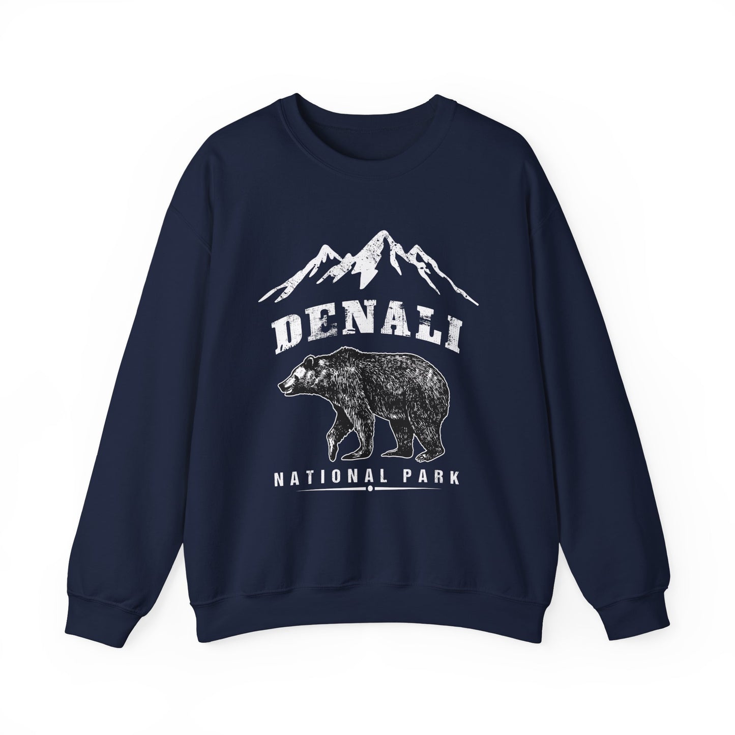 Denali National Park Camping Bear Hiking Travel Sweatshirt - NPT011ALL