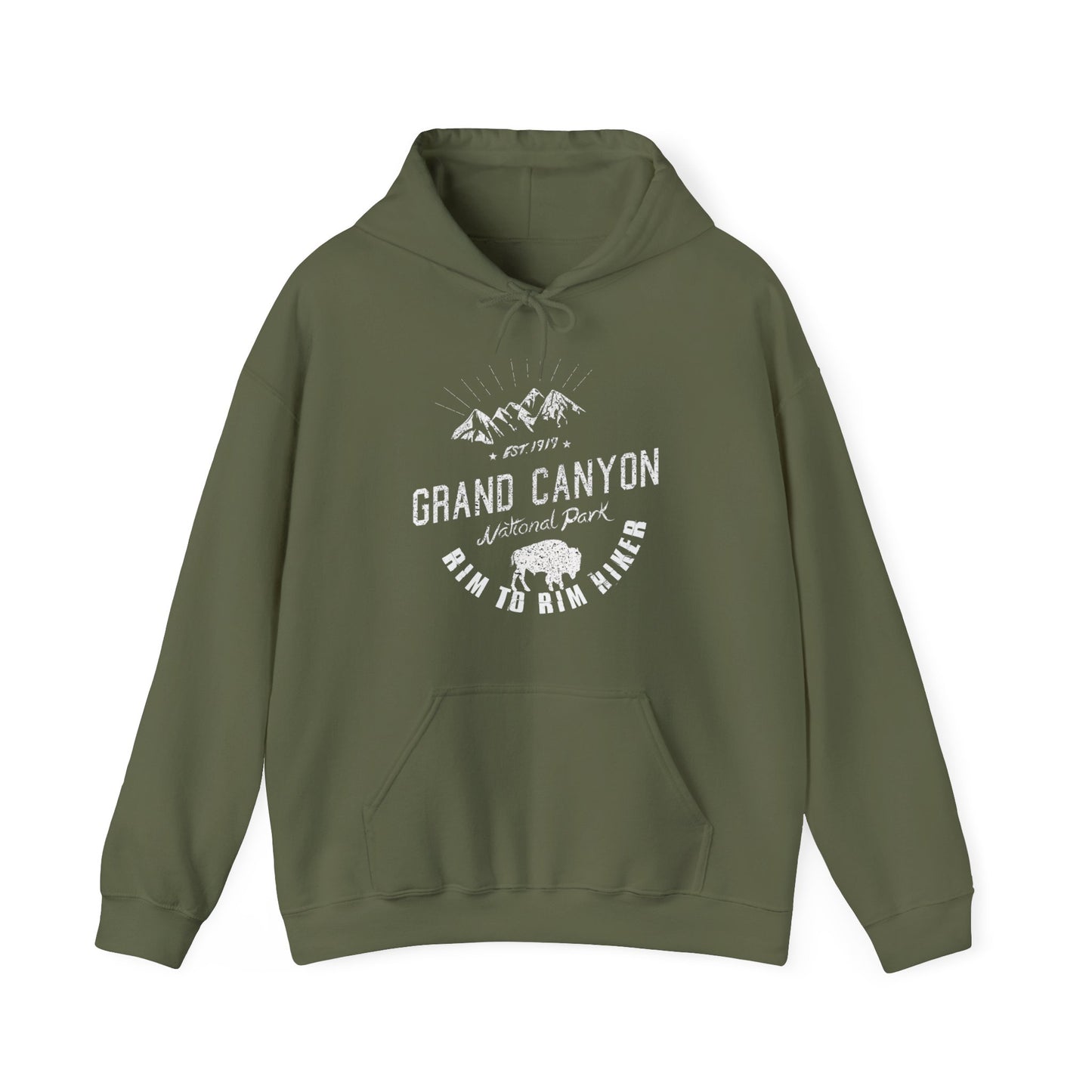 Rim To Rim Hiker Grand Canyon National Park Hiking Hoodie - NP036ALL