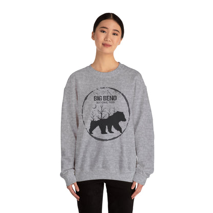 Big Bend National Park Bear Forest Camping Mountain Sweatshirt - NP0224ALL