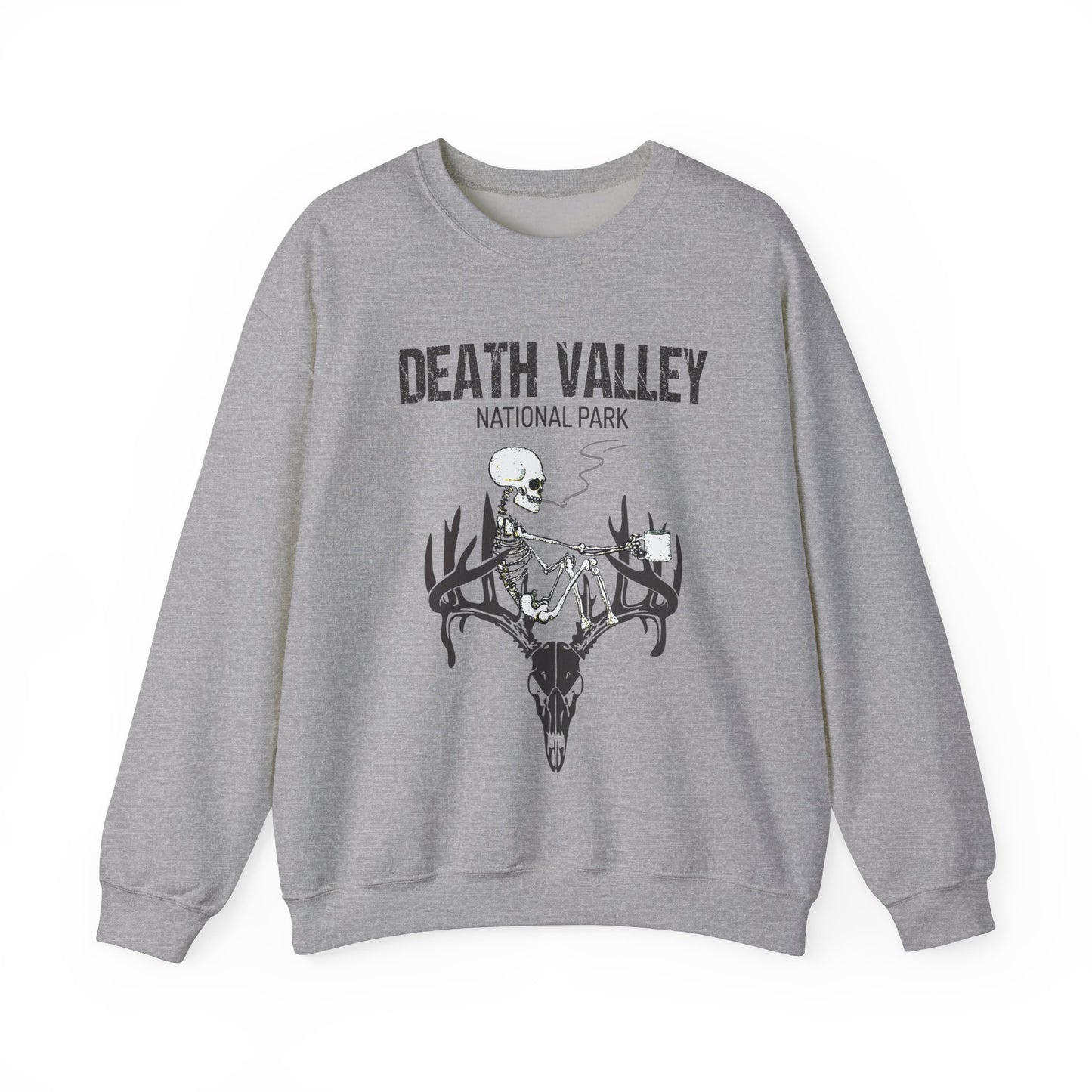 Death Valley National Park Skull Skeleton Camping Mountain Sweatshirt - NP0216ALL