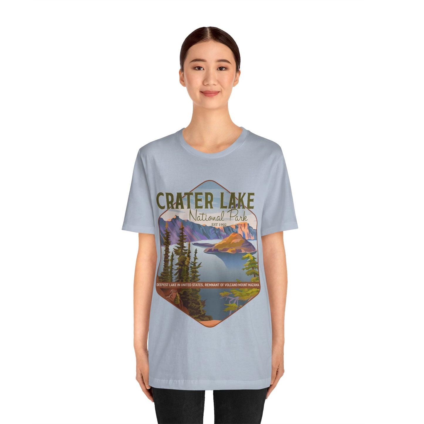 Crater Lake WeHikers Shirt, Crater Lake National Park NPS Camping Shirt - NPT007ALL