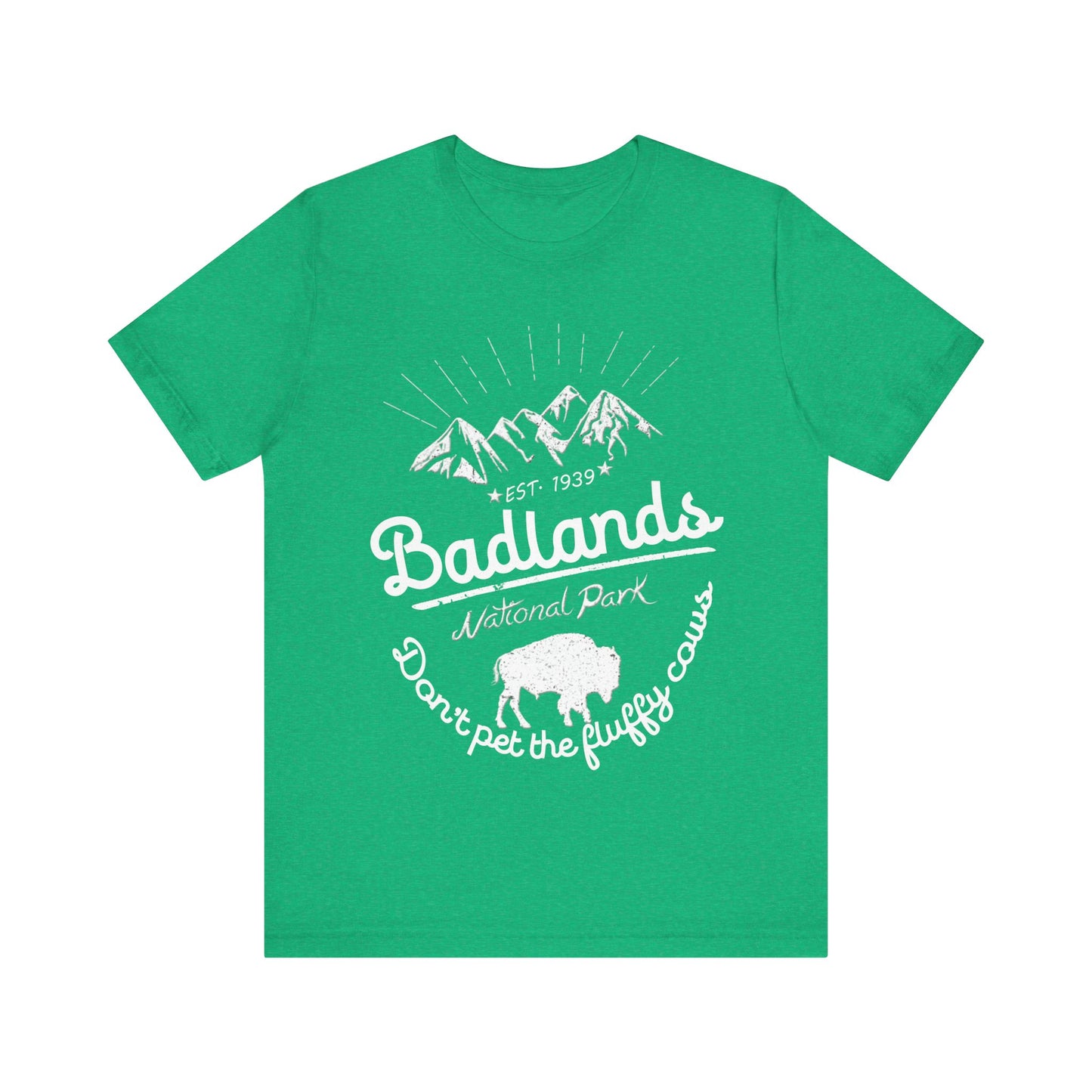 Badlands Shirt,  Badlands National Park NPS Don't pet the fluffy cows Camping Shirt - NP0417ALL