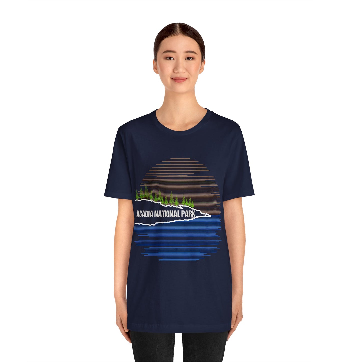 Acadia Crewneck Shirt, Acadia National Park Mount Desert Island Maine Cadillac Mountain shirt, Acadia Camping shirt - NP001ALL