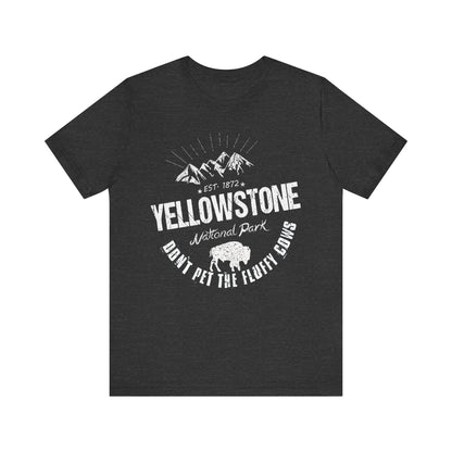 Yellowstone Shirt, Yellowstone National Park NPS Don't pet the fluffy cows Camping Shirt - NP0412ALL