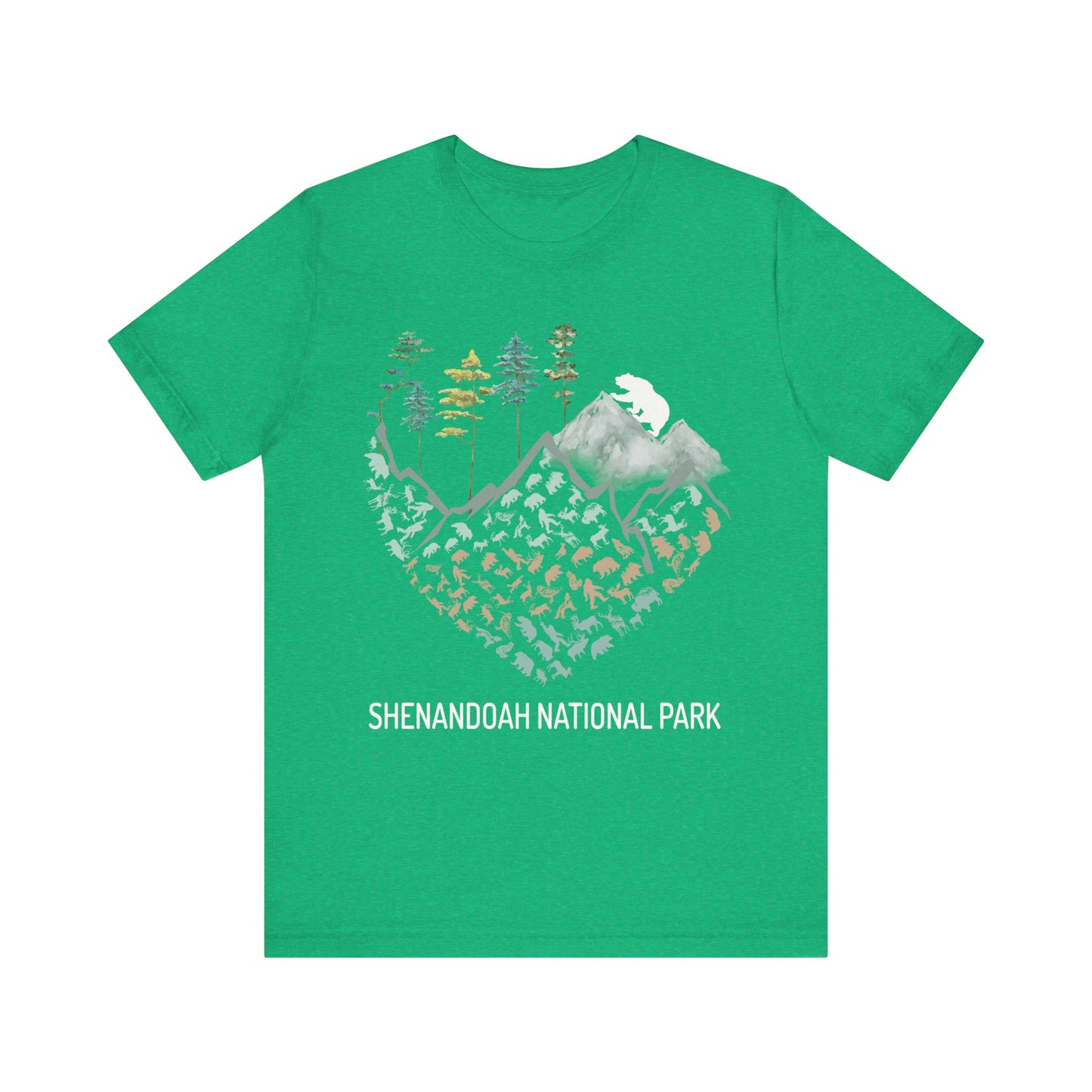 Shenandoah National Park Camping Forest Adventure Hiking Wilderness Bear Shirt - NP0306ALL