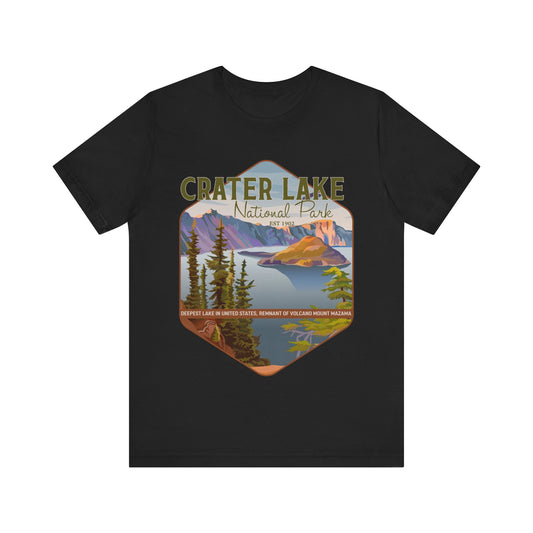 Crater Lake Crewneck Shirt, Crater Lake National Park NPS Camping Shirt - NPT007ALL