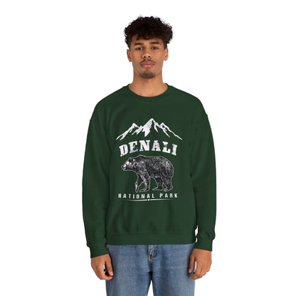 Denali National Park Camping Bear Hiking Travel Sweatshirt - NPT011ALL