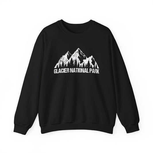 Glacier National Park Camping Hiking Sweatshirt - NP016ALL