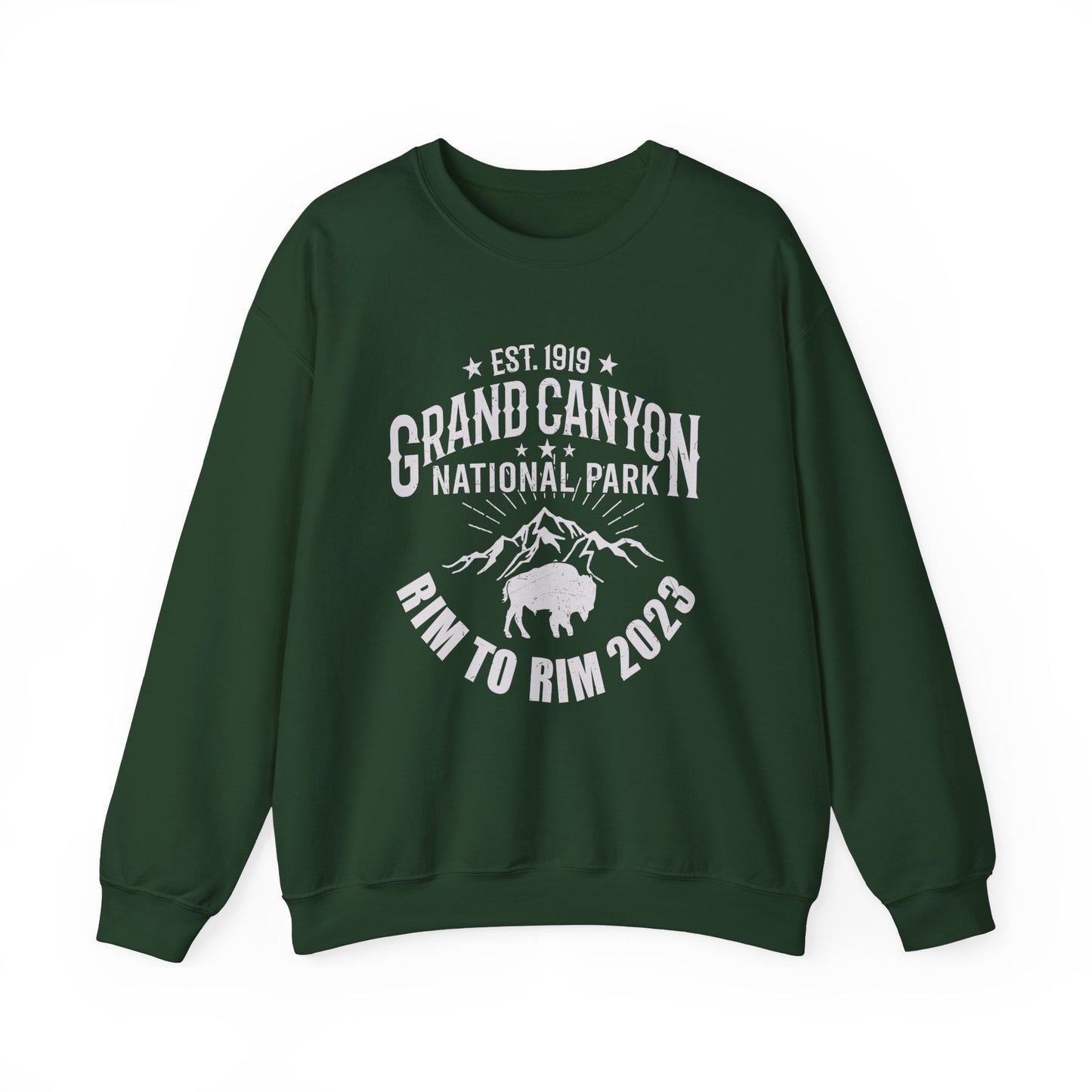 Custom Grand Canyon National Park Rim To Rim R2R 2023 Hiking Wilderness Forest Sweatshirt - Npt017all