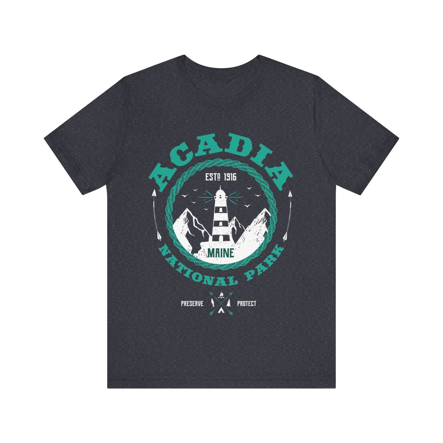 Acadia Crewneck Shirt, Acadia National Park Mountain Camping shirt - NP005ALL