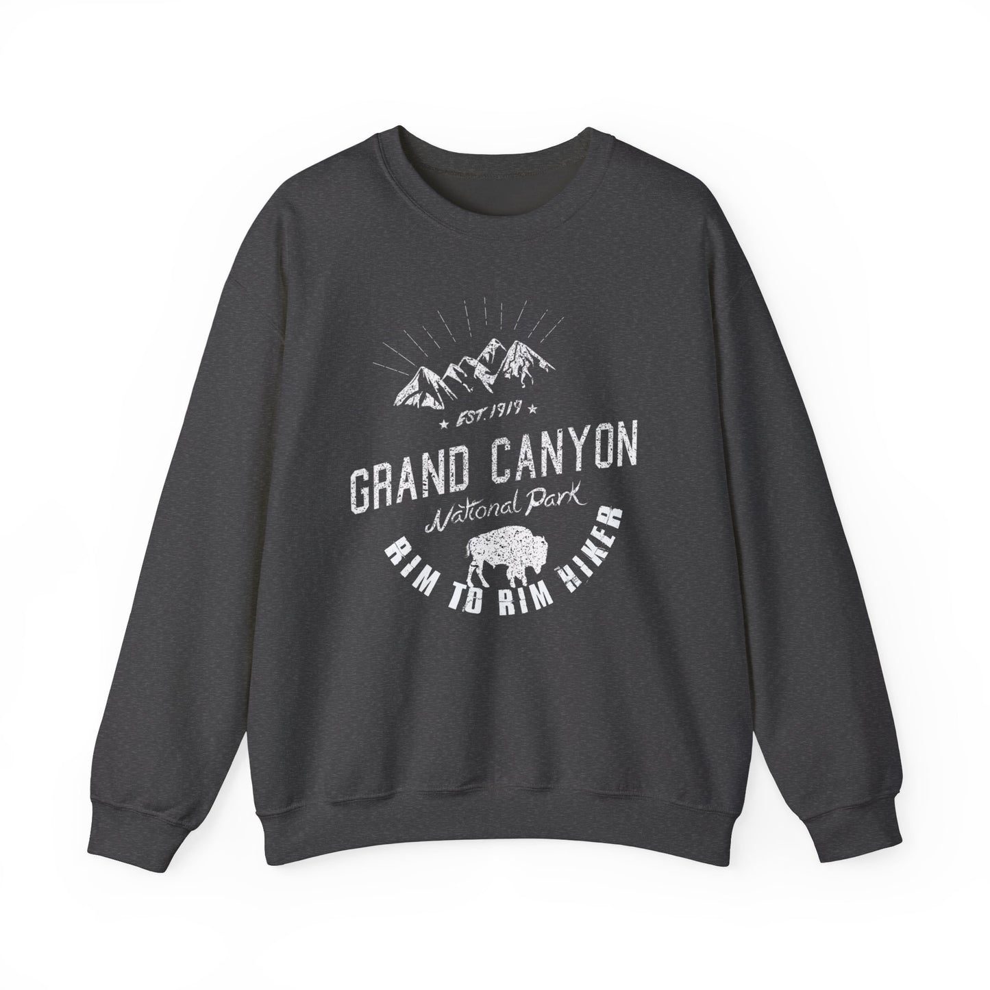 Rim To Rim Hiker Grand Canyon National Park Hiking Sweatshirt - NP036ALL