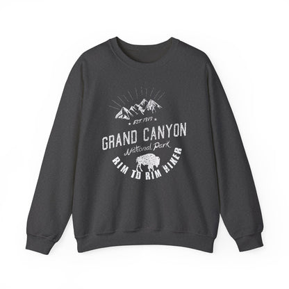 Rim To Rim Hiker Grand Canyon National Park Hiking Sweatshirt - NP036ALL