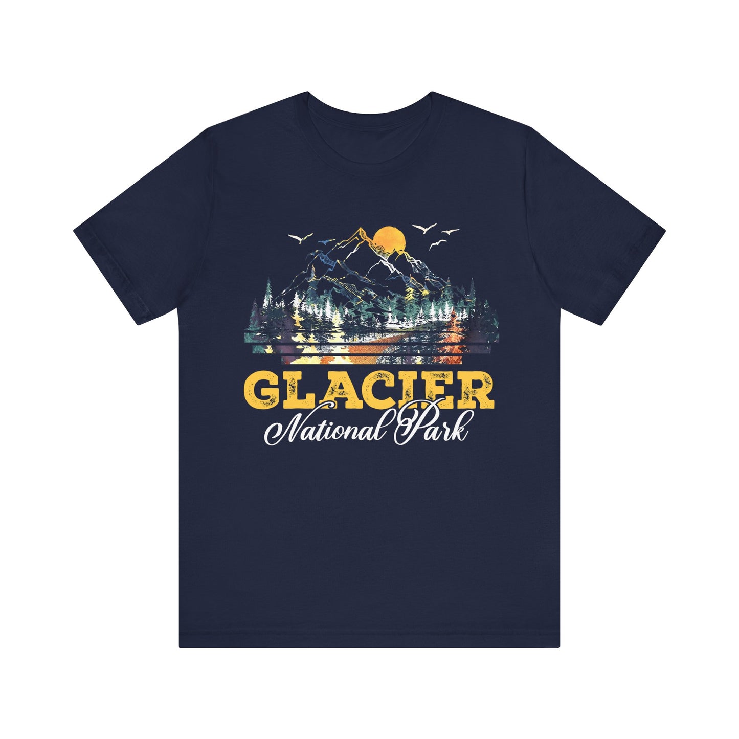 Glacier Shirt, Glacier National Park Camping Hiking Mountain shirt - NPT023ALL