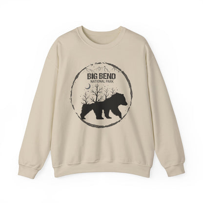 Big Bend National Park Bear Forest Camping Mountain Sweatshirt - NP0224ALL