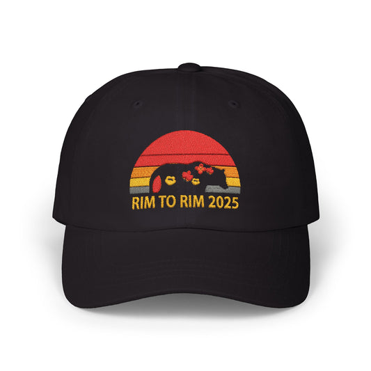 Rim to Rim 2025 Grand Canyon National Park Embroidered Classic Dad Cap, Adventure Gifts for National Park Enthusiasts Hat