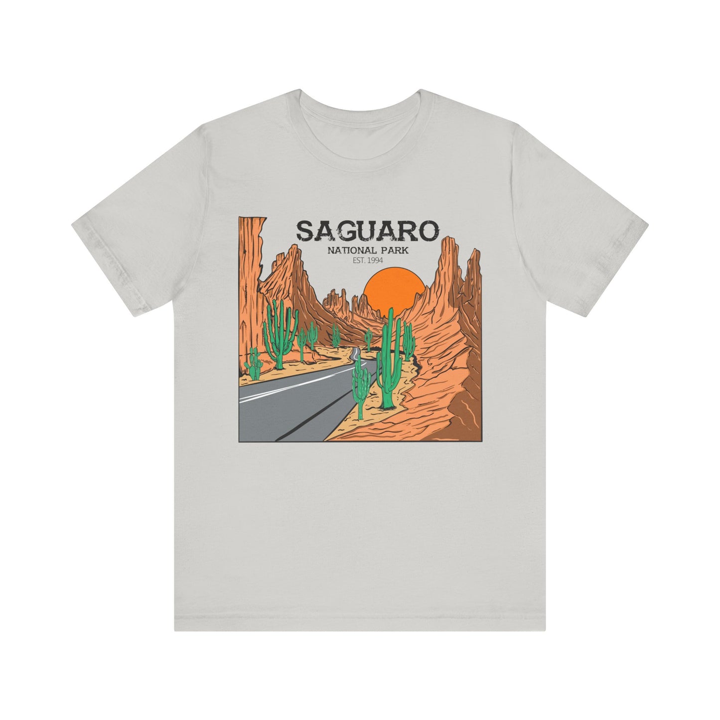 Saguaro Desert Shirt, Arizona Saguaro National Park Cactus Mountain Saguaro Cactus Shirt - NPT159ALL