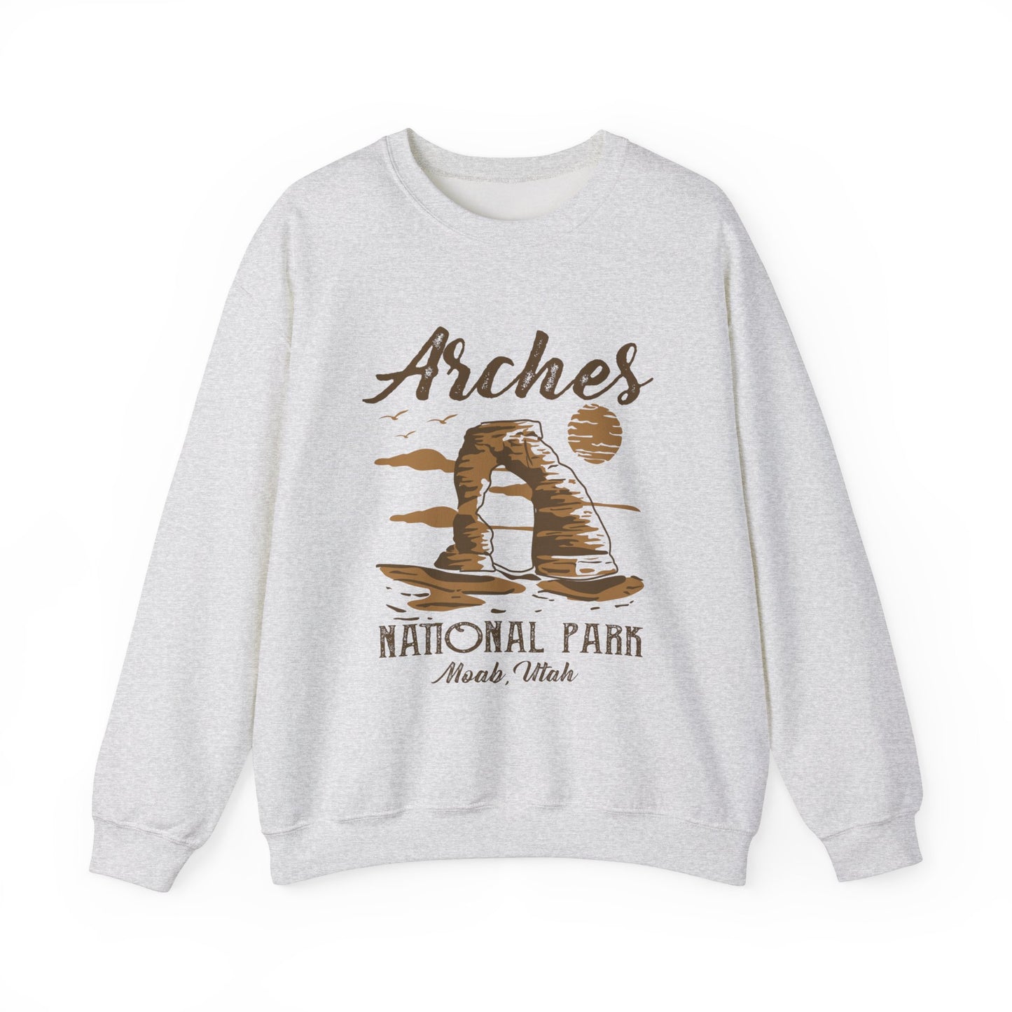 Vintage Arches National Park Mountain Moab Utah Sweatshirt - Npt030all